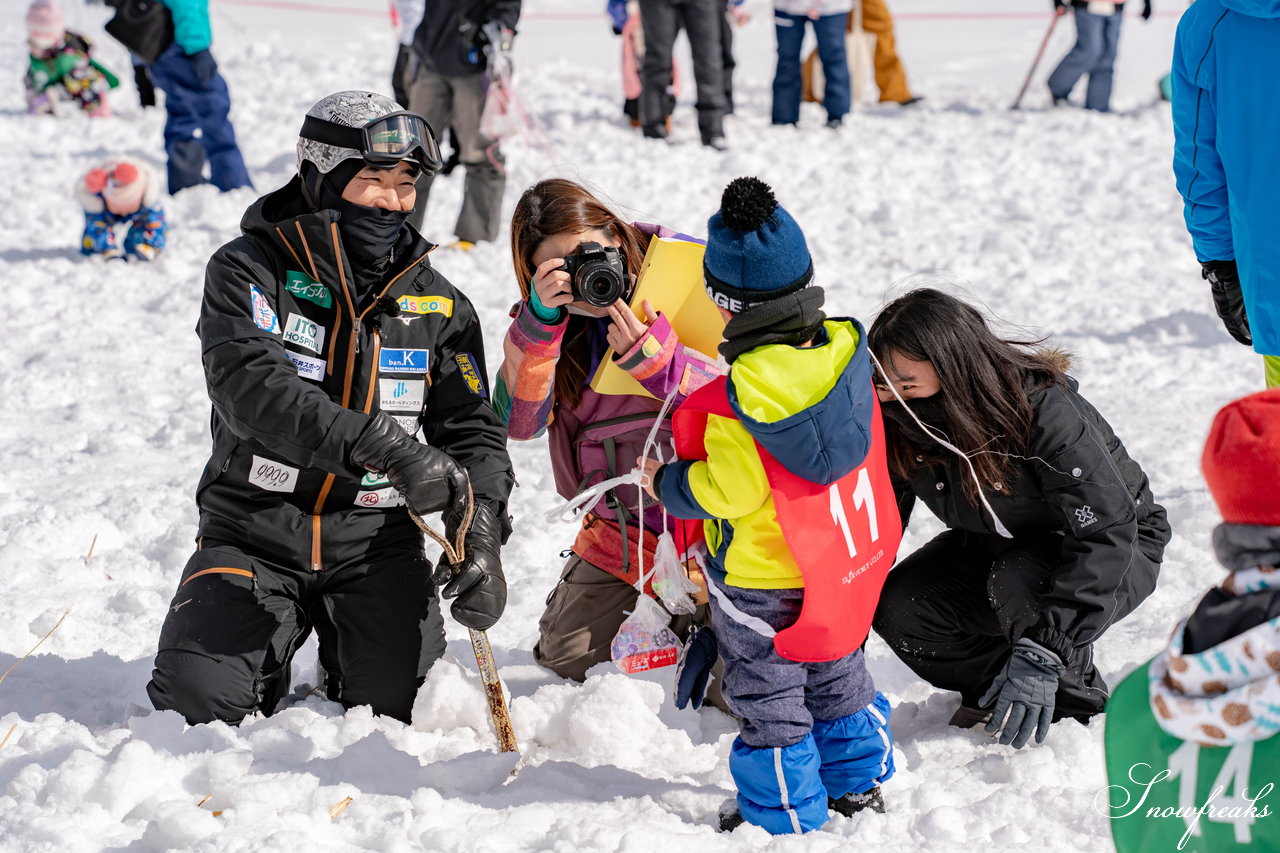 井山敬介さん＆清水宏保さんと一緒に雪遊び♪新しいカタチの子育てネットワークコミュニティ『Kids com』イベント、親子で楽しい［スノースポーツフェスティバル］in サッポロテイネ